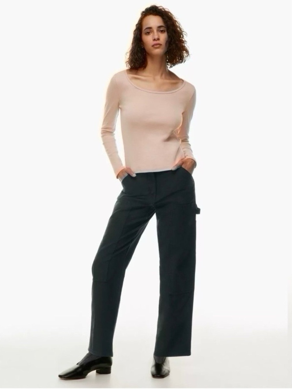 NEW Aritzia Wilfred Free Brennan Pant Black